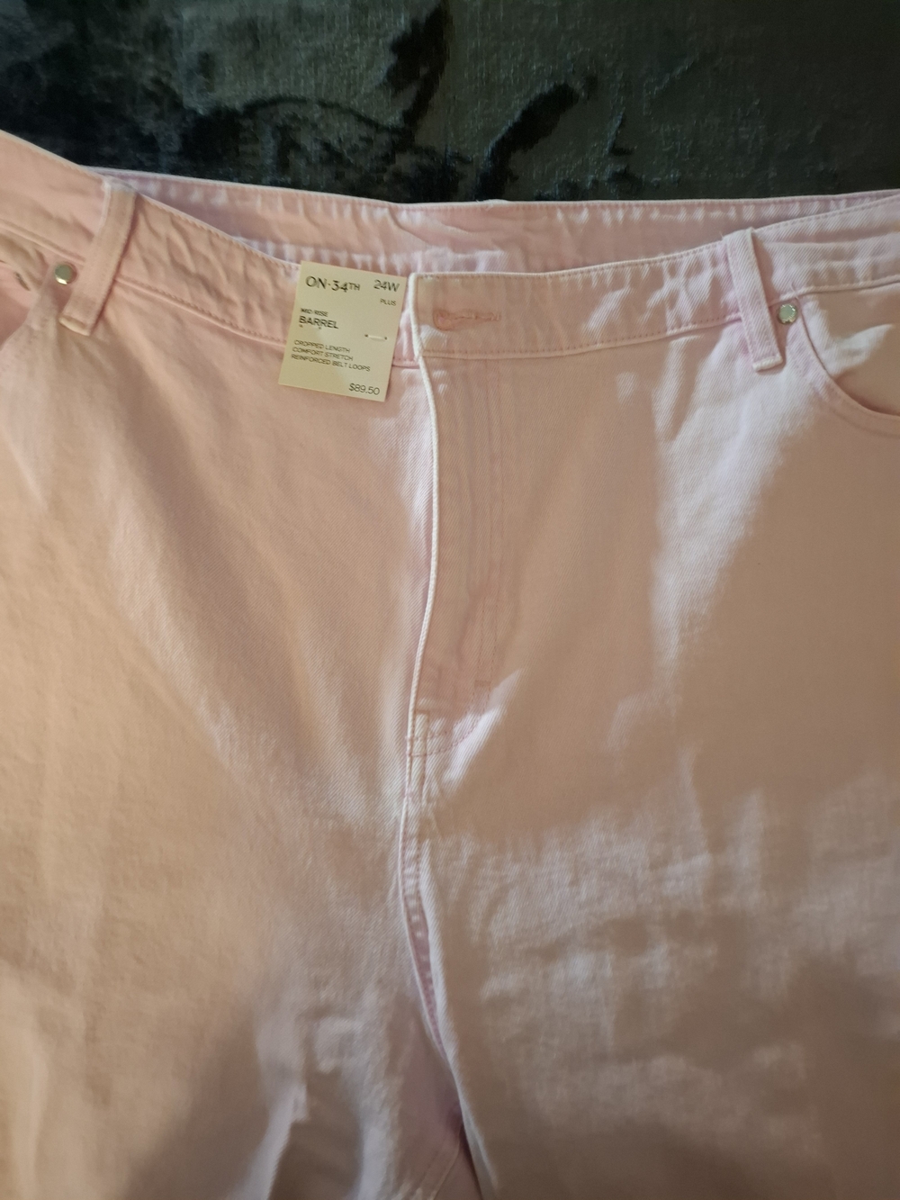 Macy's High-Rise Women's Pink Denim Jeans